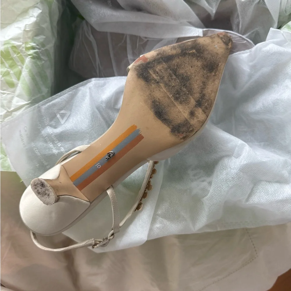 Sam Edelman Cream wedding Heels - Picture 5 of 8